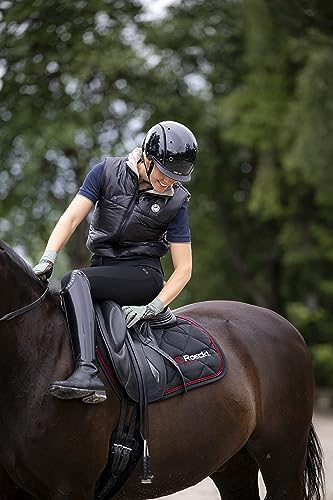 Gants de ride d'hiver Roeckl Wien noir gris pour cyclisme et équitation