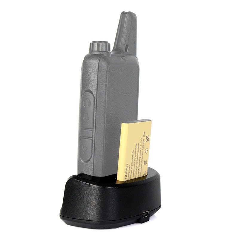 2 Pz Base Dock di Ricarica Per Retevis RT22 WLN KD-C1 Radio Stazione Nera Dual Port Desktop Organizer Sostituzione Del Basamento Del Caricatore