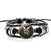 TUDUDU Arcángel Pulsera De Cuero Protégenos Santo Escudo Protección Justicia Encanto Pulsera...
