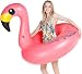 Jasonwell Giant Inflatable Flamingo Pool Float Party Float Tube with Fast Valves Summer Beach Swimming Pool Lounge Raft Decorations Toys for Adults & Kids