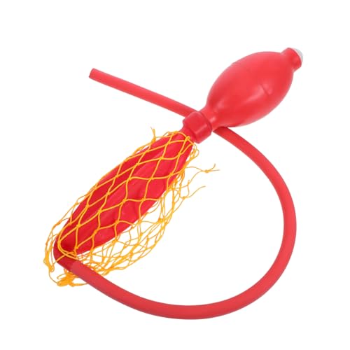 Hemobllo Double Bulb Rubber Inflation Pump Pressure Balls for Lab Use Easy Squeeze Design for Accurate Inflation Control for Gas Collection Industrial Applications