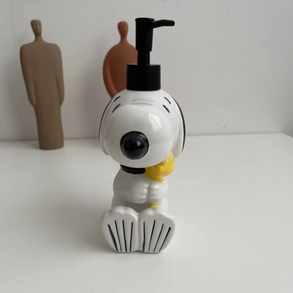Amazon｜スヌーピー ソープディスペンサー ディスペンサーボトル 液体 