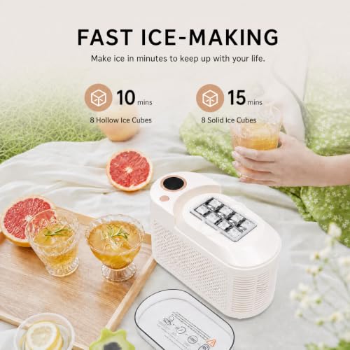 Máquina portátil para hacer hielo de encimera miniatura 3
