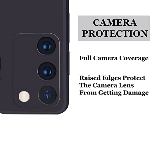 Image of A rtistque Back Cover Case for Samsung Galaxy M02s / F02s with Camera Protection | Shockproof TPU | Stylish Protective Design | Slim Fit | Ultra Matte | Samsung Galaxy M02s / F02s Back Cover - Black