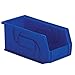 Lewisbins+ Polypropylene Bins - 5.5X10.9X5" - Blue - Lot of 12