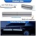 XCELLENT GLOBAL XG Magnetic Car Door Dent Protector Removable Car Door Guard - Prevents Dents and Scratches for Vehicles (Silver Gray)