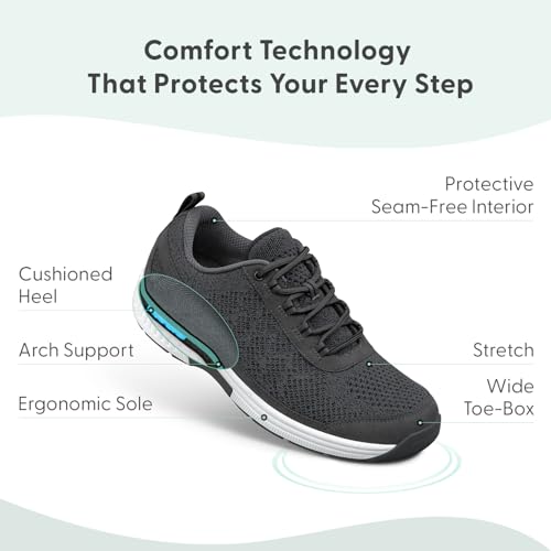 Image of Orthofeet Lava Orthopedic Men's Walking Shoes