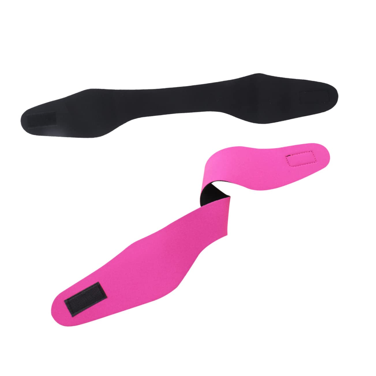 HANABASS 2pcs Kids Swimming Headband Ear Plugs Hair Band for Water Activities Yoga Diving (s Rosy)