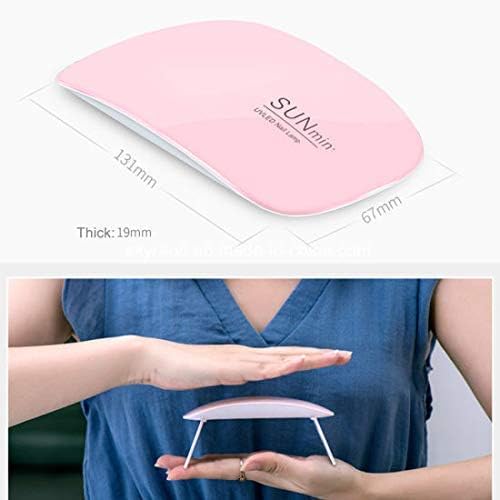 GOODIEBOX Professional Intelligent Automatic LED UV Curing Nail Art Lamp Manicure Pedicure Tool Professional Nail Polish Dryer Machine and Salon Decorator Shaper Manicure Kit for Women (Multi Color)