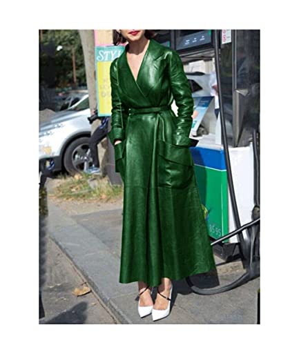 Damen Pu. Faux Lederjacke Langarm Runne Slim Fit Arbeitsbüro Winddicht...