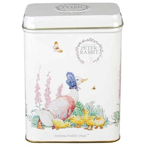 New English Teas Peter Rabbit Tea Caddy with 40 Earl Grey Teabags Cover