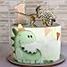 Gemini&Genius Ankylosaurus and Velociraptor Dinosaur Toys for Kids, Lifelike Dino Action Figures, Great for Collection Gifts, Cake Toppers, Toddler Stocking Stuffers, Kids Fun Party Favors