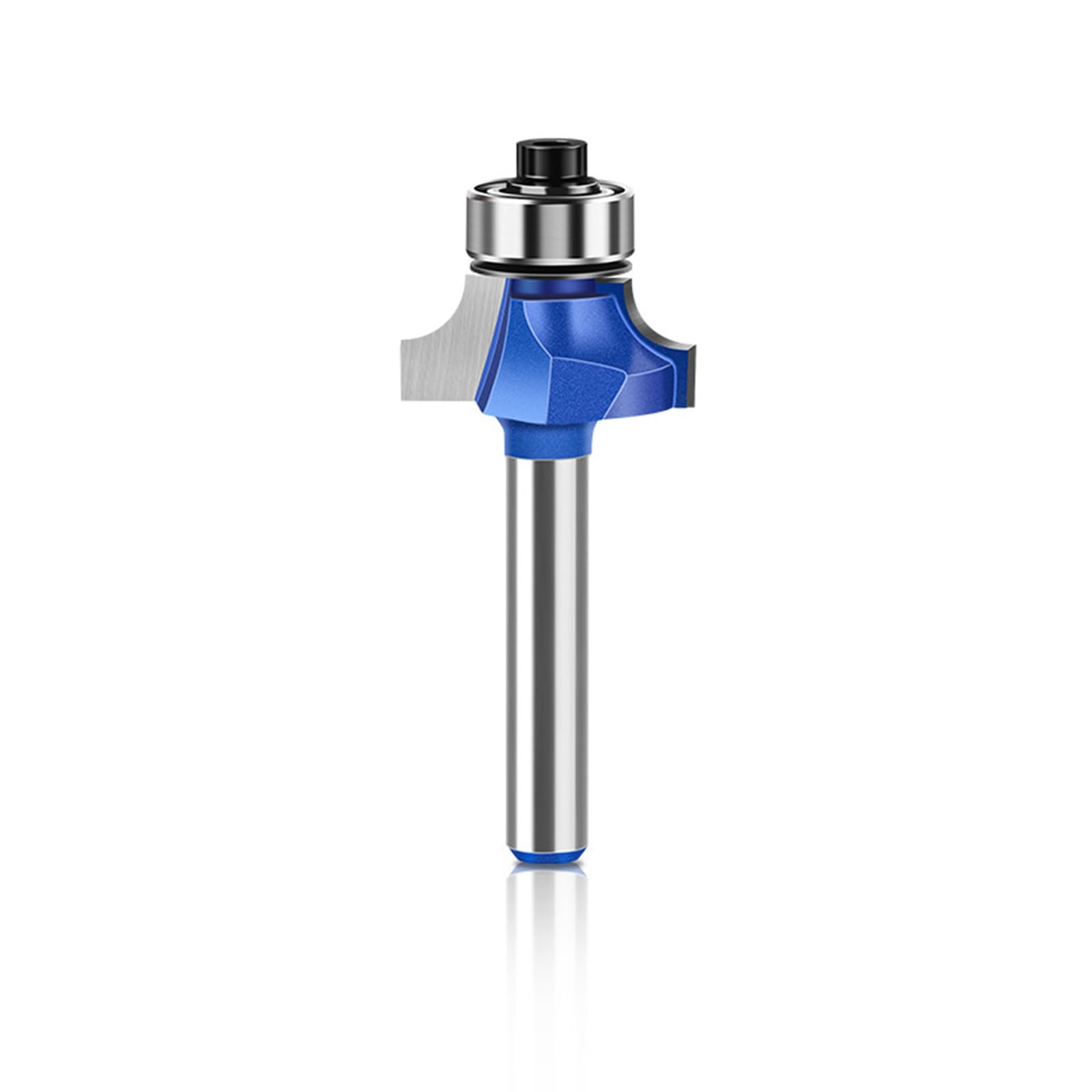 MACHSWON Round Over Router Bits 6mm Shank,Roundover Beading Router Bit,Tungsten Carbide Blades,Corner Rounding Edge-Forming,Round Over Edging Router Bits 4.96mm Radius