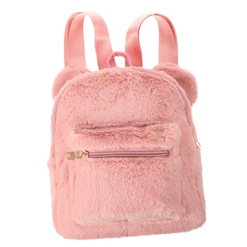 Sac à dos en peluche Healvian avec oreilles d'ours pour femmes