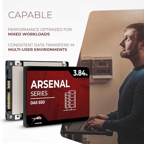 Image of Water Panther Arsenal 3.84TB SAS 12Gb /s 2.5 inch DAS SSD (Renewed)