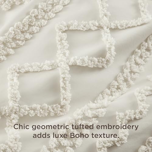 image for Bedsure Boho Duvet Cover Queen Size, Soft & Comfortable Elegant Design