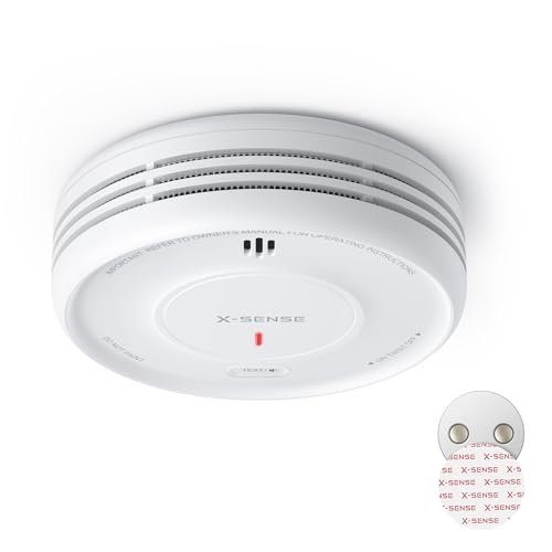 X-Sense Intelligenter Rauchmelder WLAN mit Magnethalterung, Funkrauchmelder smart, 10 Jahre Produktlebensdauer, Austauschbare Batterie, APP-Funktion erfordert die SBS50-Basisstation, XS0D-MR, 1 Stück X-Sense Intelligenter Rauchmelder WLAN mit Magnethalterung, Funkrauchmelder smart, 10 Jahre Produktlebensdauer, Austauschbare Batterie, APP-Funktion erfordert die SBS50-Basisstation, XS0D-MR, 1 Stück