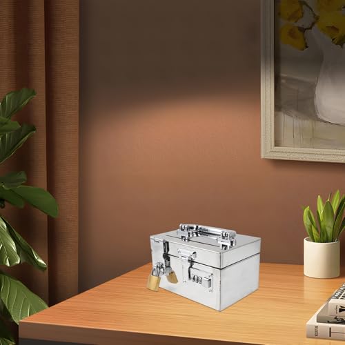 Tirelire en acier inoxydable incassable avec code pour ados