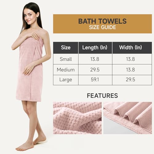 33% Off REDKISS Premium Pink Bath Towel Set - 6 Piece