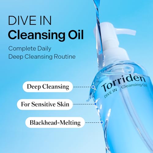 Torriden DIVE IN Cleansing Oil 200ml (6.76 fl.oz.) | Makeup Blackhead Remover | Hydrating Deep Facial Cleanser for All and Sensitive Skin | Hyaluronic Acid, Panthenol, Allantoin | Korean Skin Care - Image 3