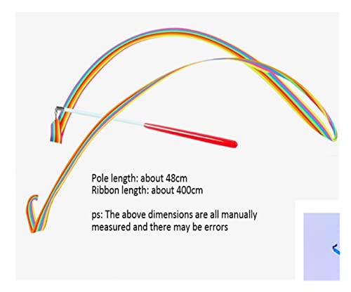 Dans Lint Lichtgewicht Ballet Ritmische Gymnastiek Staaf Art Ballet Twirling Stick Outdoor Sport Props (Color : 1) - Image 6