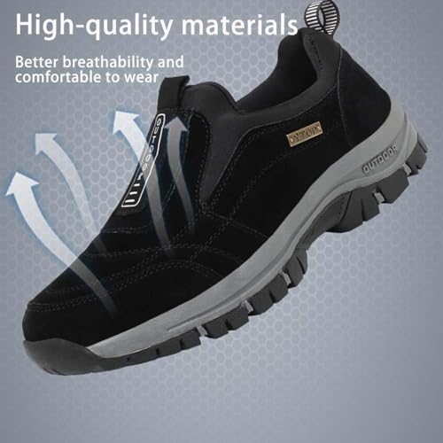 Enjerr Orthopedic Shoes, Slip-On Sneakers, Outdoor Orthopedic Sneakers Breathable Arch Support Lightweight2