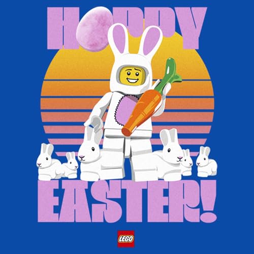 Boy's Lego Bunny Suit Guy Happy Easter T-Shirt2