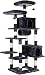POTBY 80" Multi-Level Cat Tree Large Play House Climber Activity Centre Tower Stand Furniture, with Scratching Posts, Dangling Ball,Condo and Tunnel, Anti-toppling Device,Suit for Kittens Cats and Pet