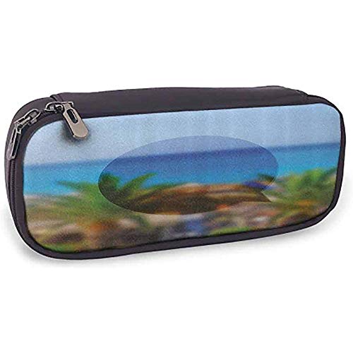 Astuccio per le matite Estratto Sealife Summer Time Season Hot Happy Sunny Palms Landscape Photo Image