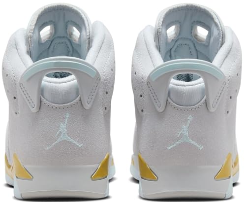 Jordan Little Kid's 6 Retro Pure Platinum/Glacier Blue (HF0413 074) - 2.54
