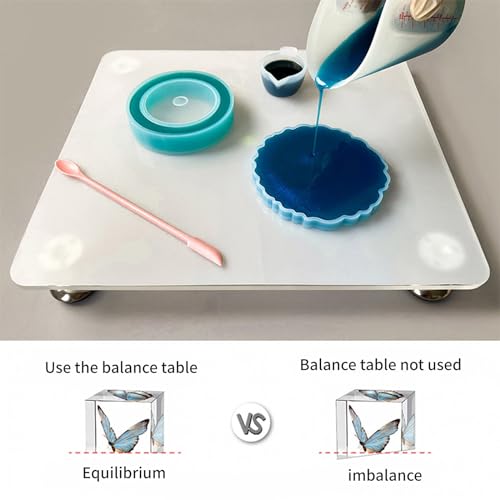 Table de nivellement résine époxy anti-coulures pour atelier