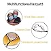 20 Pieces Face Mask Lanyard for Women Men Mask Lanyard With Clips Mask Holder Adjustable Length Glasses Chain Hanger Cords String Necklace Comfortable Around Neck