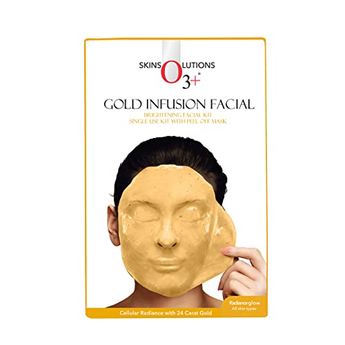 O3+ Gold Peel Facial Kit: Exfoliate & Detoxify, All Skin Types