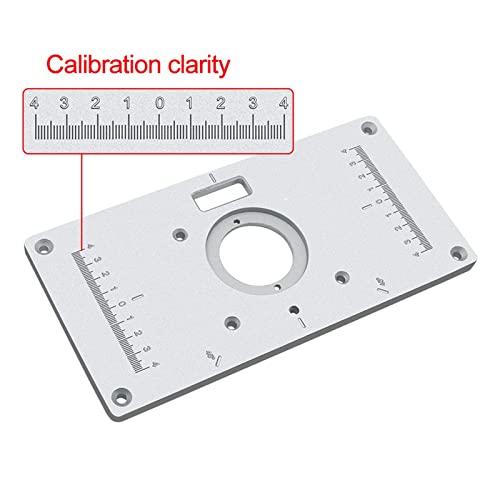 Table de toupie en aluminium plaque d'insertion machine gravure scie - 6