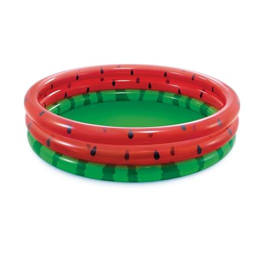 Intex 66-Inch Round Inflatable Outdoor Kids Swimming and Wading Watermelon Pool for Ages 2 and Up