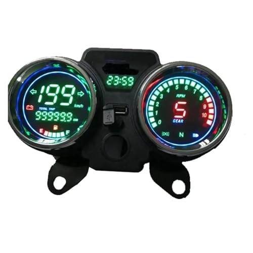 Voltmètre de moto et compteur pour éviter les pannes de batterie