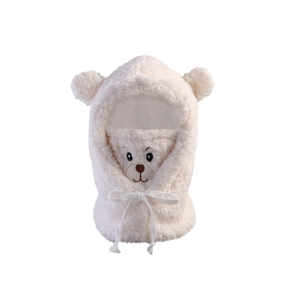 Cagoule en peluche pour le ski et les sorties d'hiver en famille pour filles et femmes