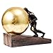 Lukitas Sisyphus Sculpture Home Decor, Struggler Statue, Sportsman Figurine Ornament for Office Living Room, Resin L8.5''