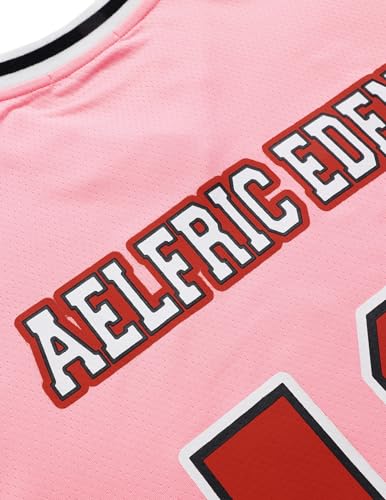 Aelfric Eden Jersey Shirts Color Blocking V-Neck Tee Oversized Vintage T Shirt Short Sleeve Casual Summer Tops