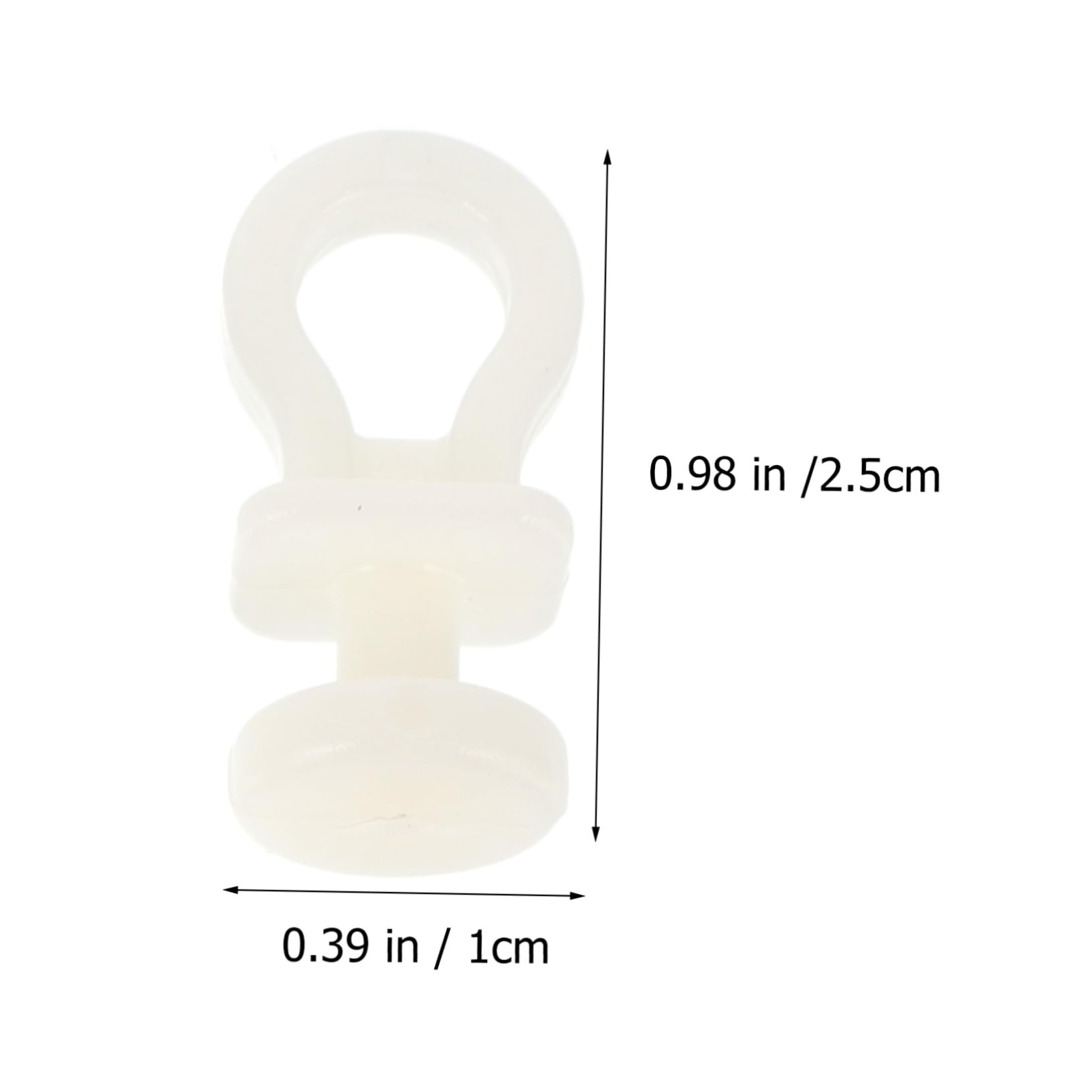 Unomor 1set Plastic Curtain Track Rollers Silent Pulley Wheels for Smooth Sliding for Curtains Drapes Room Dividers Beige Strong Environmental Adaptability