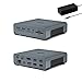 Produktbild USB C Docking Station Mit Netzteil16 In 1 Dockingstation Laptop 2 Monitore with 2*HDMI,DP 4K/60Hz Displayport,8 USB C/A Ports, Ethernet for Dell/Hp/Thinkpad Full Functional Windows Type-c Thunderbolt