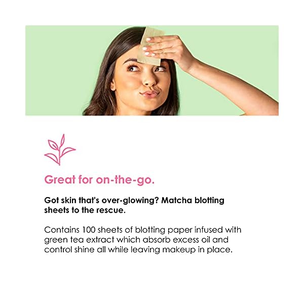 Winky-Lux-Matcha-Blotting-Paper-Oil-Blotting-Sheets-with-Green-Tea-Extract Matcha Oil Blotting Sheets