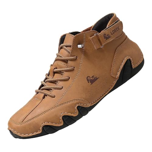 Zapatos descalzos mujer hombre alto top deportivo casual zapatillas ortopédicas de cuero genuino extraanchos zapatos descalzos zapatos ligeros para exteriores cómodos zapatos para correr informales