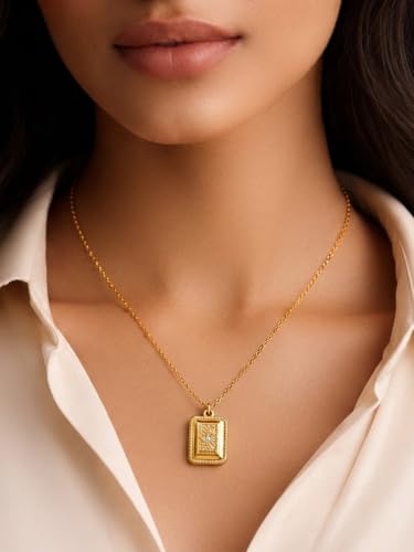 Image of Rubans Demi Fine Stainless Steel Pendant Chain Daily Gift for Women & Girls