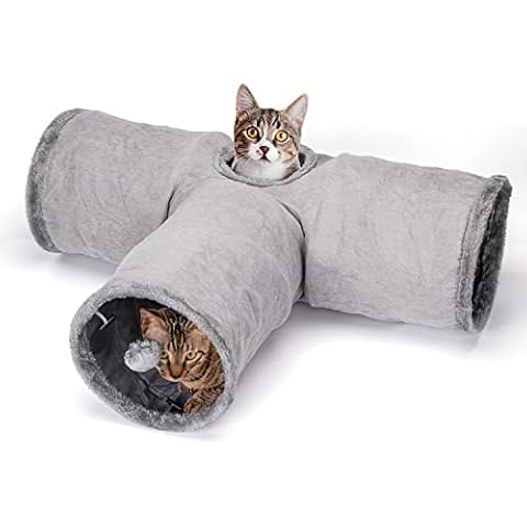 Nobleza 3 Way Cat Tunnel Toy for Indoor Pets Cover