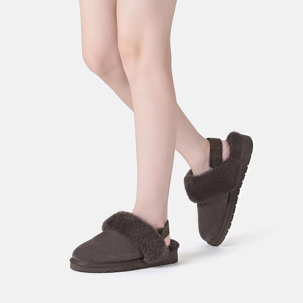 EVERAU Women Pelican Removable Strap Slingback Slippers