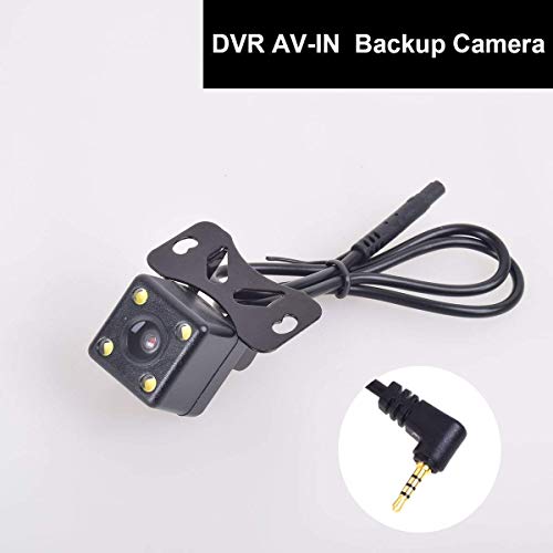 ONLY FOR CHICOM Dash Cam with 720P Backup Camera 12-24V 5Pin Car Rear View Reversing Backup Camera Waterproof License Plate Backing Camera AV-IN With 120° View Angle