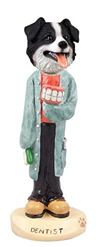 Border Collie Dentist Doogie Collectable Figurine