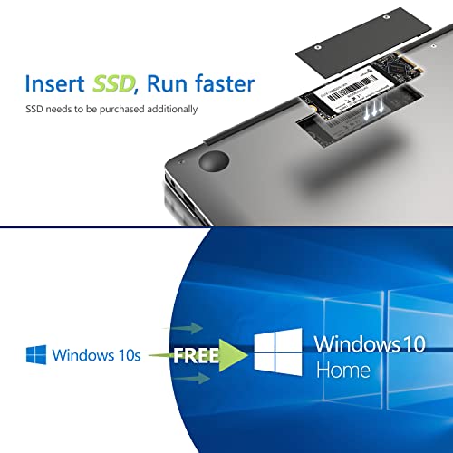 Lincplus Laptop 14 Inch Thin Light Pc,Intel Celeron Full Hd Ips Computer 4Gb Ddr 64Gb Emmc Mini Metal Netbook,Support 128Gb Tf Cardand 1Tb Ssd Expansion,Windows 10 Home In S Mode #TOP5