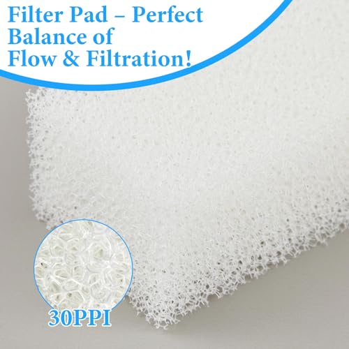 Image of Threlaco 6 Pcs Foam Filter Insert Compatible with Aquaclear Aquarium Filter Replacement Media for Filtering and Keeping Aquariums Clear (Compatible with Aquaclear 50)